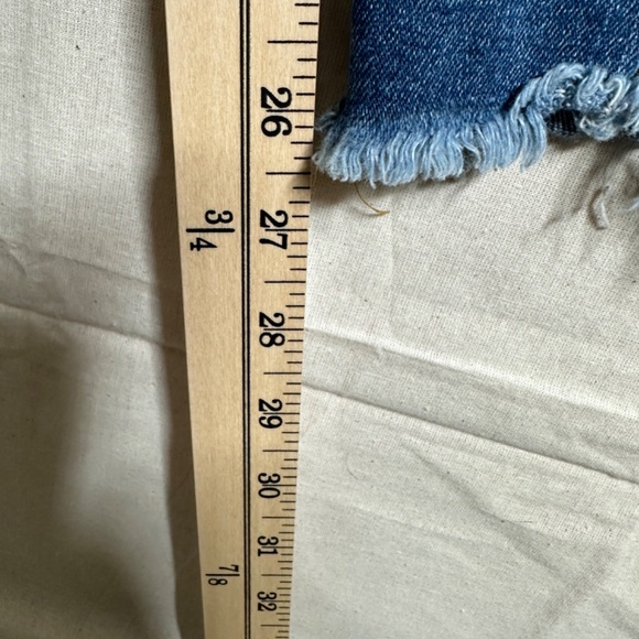 IRO Medium Wash Fragile Mid Rise Stretch Skinny Raw Hem Jeans Size 29 - Picture 10 of 10